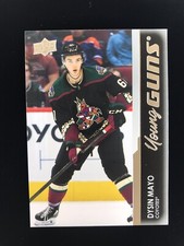 Dysin Mayo Young Guns Rookie 2021-22 Upper Deck NHL #479 Arizona Coyotes