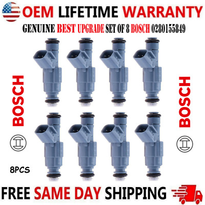 BOSCH Genuine Best Upgrade x8 Fuel Injectors for 1999 Mercury Sable 3.0L V6