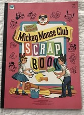 MICKEY MOUSE CLUB SCRAP BOOK DISNEY 1955 1970'S UNUSED