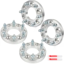 4Pc 1" Conversion Wheel Adapters For Ford F150 to Chevy GMC 6 Lug 6x135 to 6x5.5