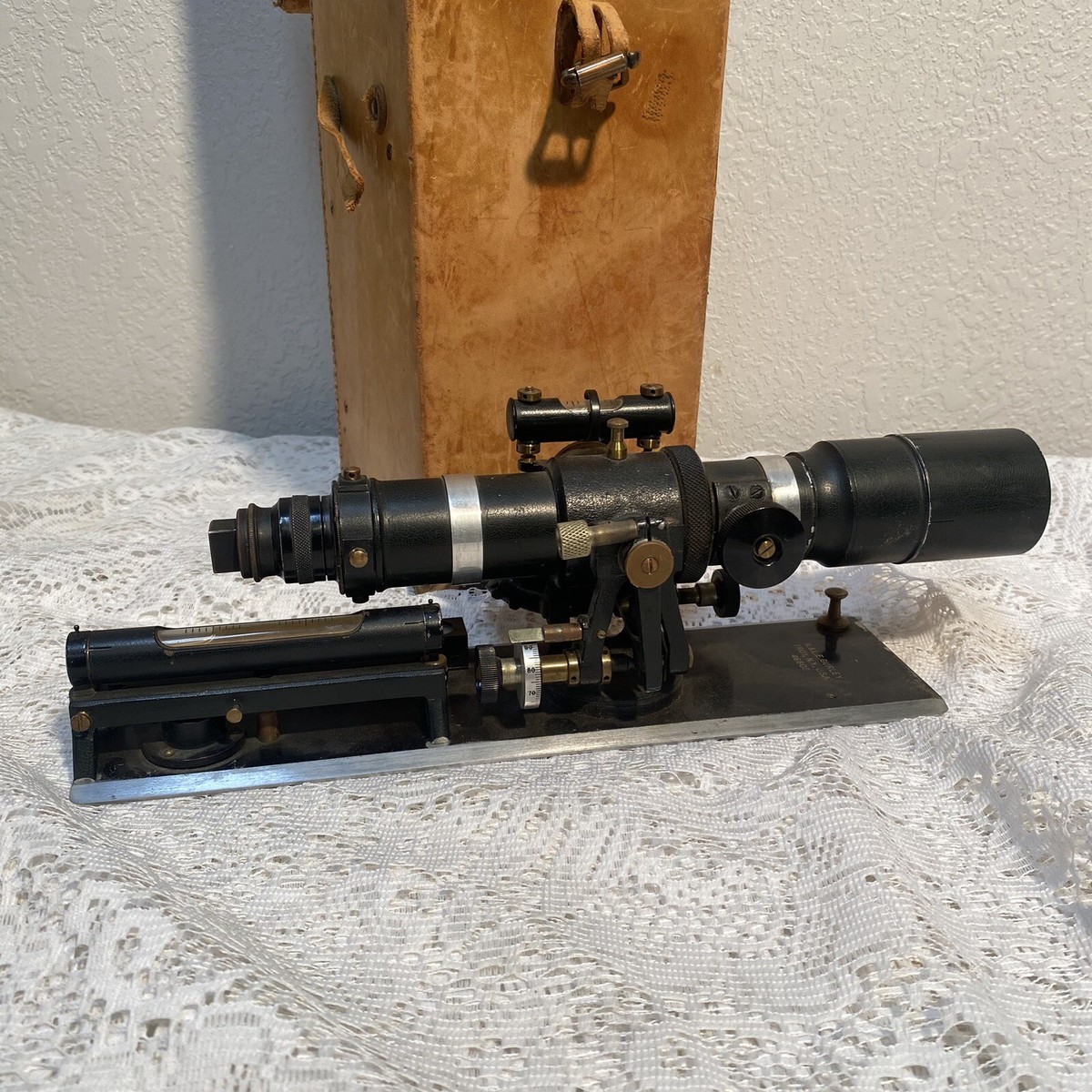 VTG W&LE Gurley Survey Explorers Transit Alidade Level 580