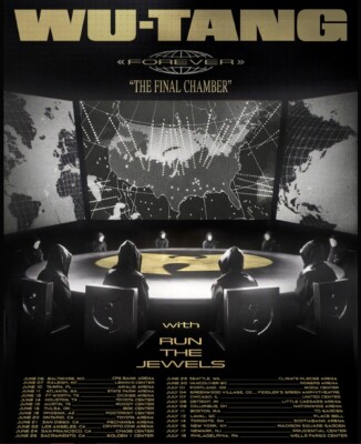 Poster Wu-Tang Forever The Final Chamber 2025 Tour Poster, gift