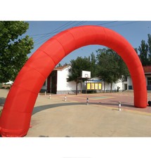 Red Advertising inflatable arch Business Activity With Blower Wedding Celebrate