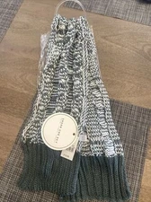 UNDER THE SKY Women's Grey/ Woven Scarf - One Size - NWT See Description