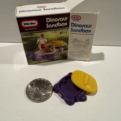 New & VERY HARD TO FIND!! Miniverse LITTLE TIKES Series 3/ Mini DINOSAUR SANDBOX