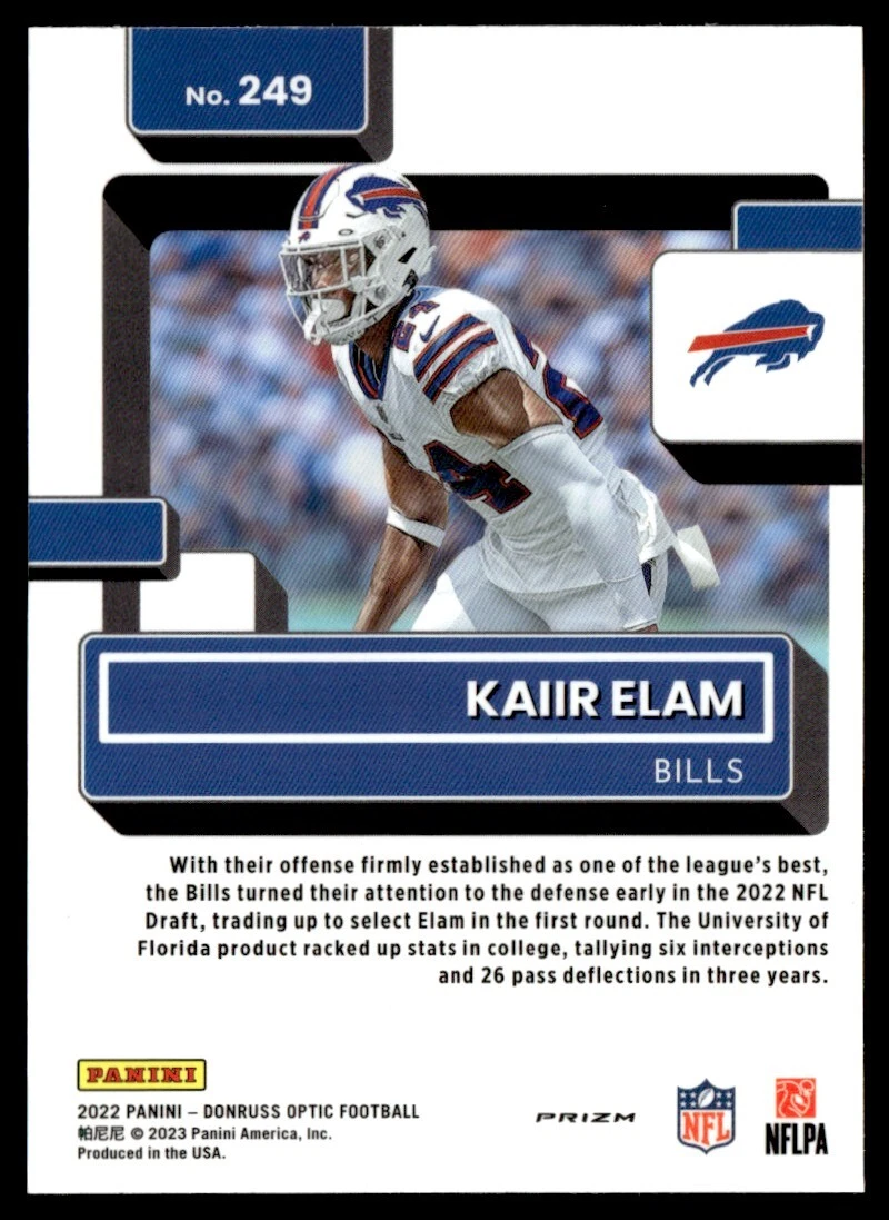 Elam Kaiir nfl jersey