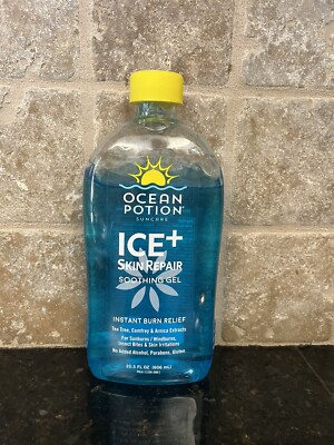 Ocean Potion Ice Skin Repair Instant Burn Relief Aloe Vera Gel 20.5 Oz HTF  | eBay