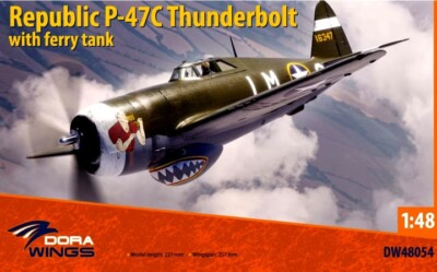 1/48 Dora Wings #48054 P-47C Thunderbolt With Ferry Tank