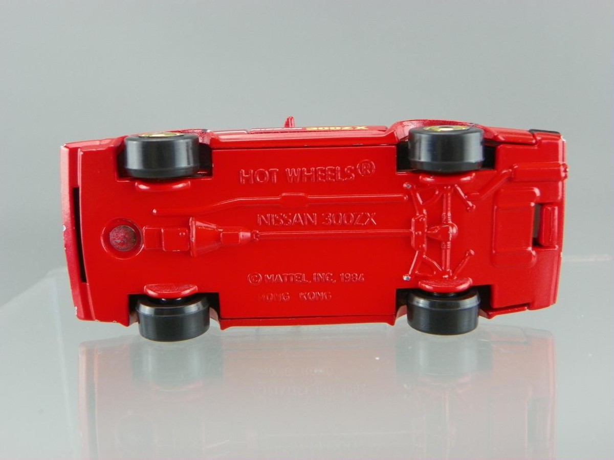 Vintage 1984 Hot Wheels Hot Ones Diecast 1/64 Red Nissan