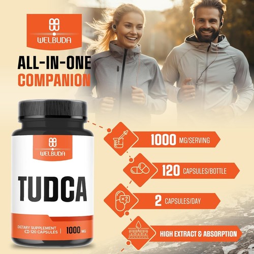 8In1 Tudca 1000Mg Supplement - 120 Capsules for 2 Months - Picture 4 of 8