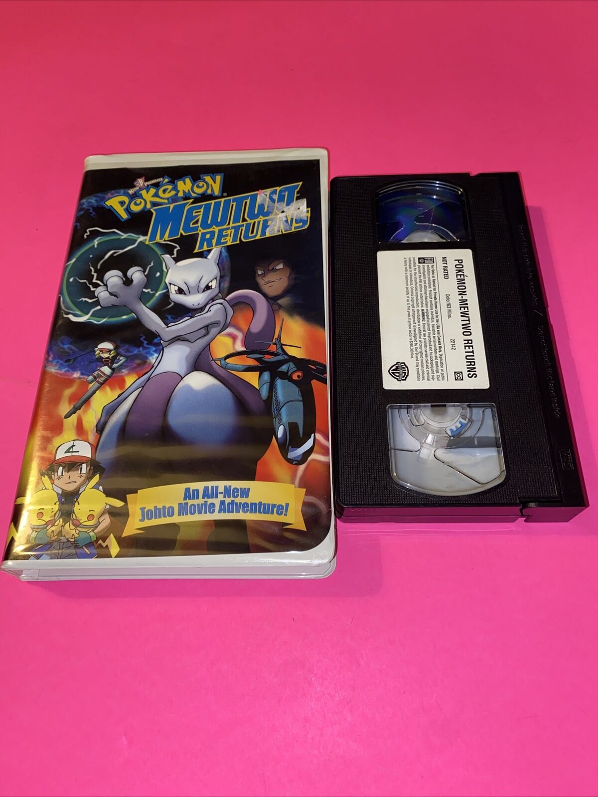 Pokémon Mewtwo Returns VHS Tape