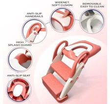 Blue 4 In 1 Toilet Training System With Ladder
