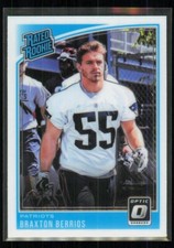 2018 Donruss Optic - Rated Rookie #192 Braxton Berrios (RC)