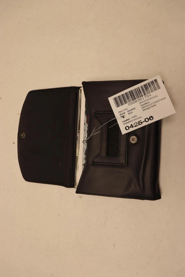 BMW 335I E92 E93 2012 manual del propietario guía de información manual con estuche OEM Foto 3 de 4