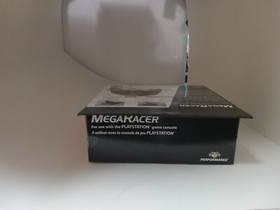 NEW IN BOX MEGA RACER STEERING RACING WHEEL CONTROLLER PLAYSTATION 1  PSONE #12C