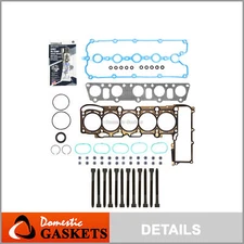 Fits 05-09 Volkswagen Jetta Beetle Golf 2.5L DOHC Head Gasket Set Bolts BPR BGP