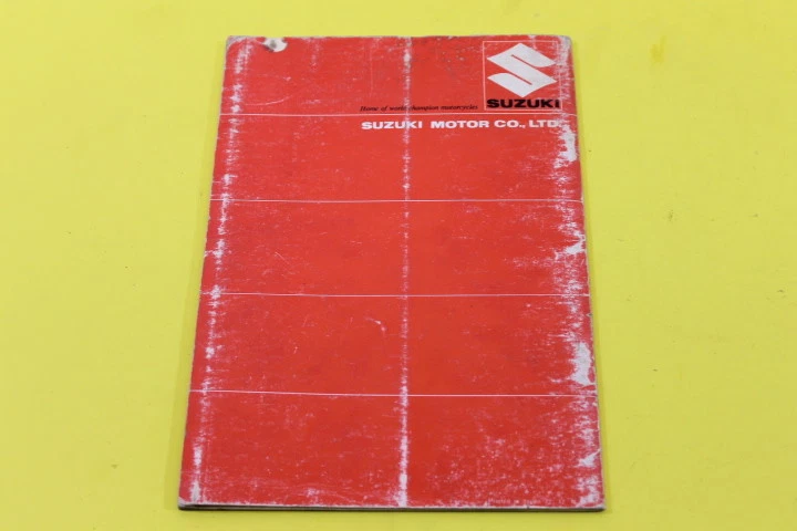 MANUAL DE SERVICIO OEM SUZUKI AS50 A50 Foto 4 de 4