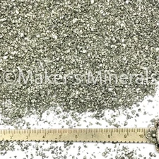 Crushed Cocada Pyrite Sand (Grade A), High Luster from Peru, 2mm-0.25mm for Art