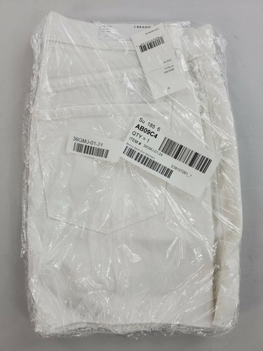 J BRAND women jean mini skirt JB001981 Estella bonny white cotton sz 24 - Picture 12 of 12