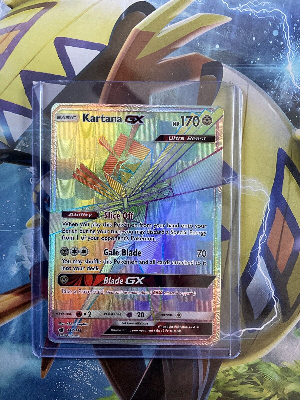 Verified Kartana-GX - Crimson Invasion by Pokemon Cards