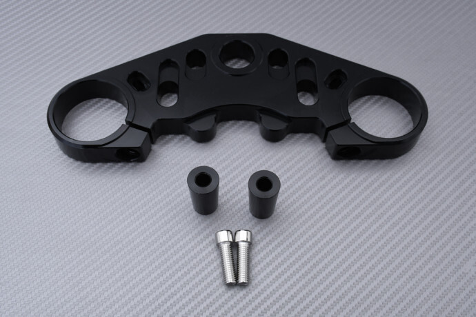 Té de fourche YAMAHA YZF R15 V4 pièce racing alu argent 2022 2023