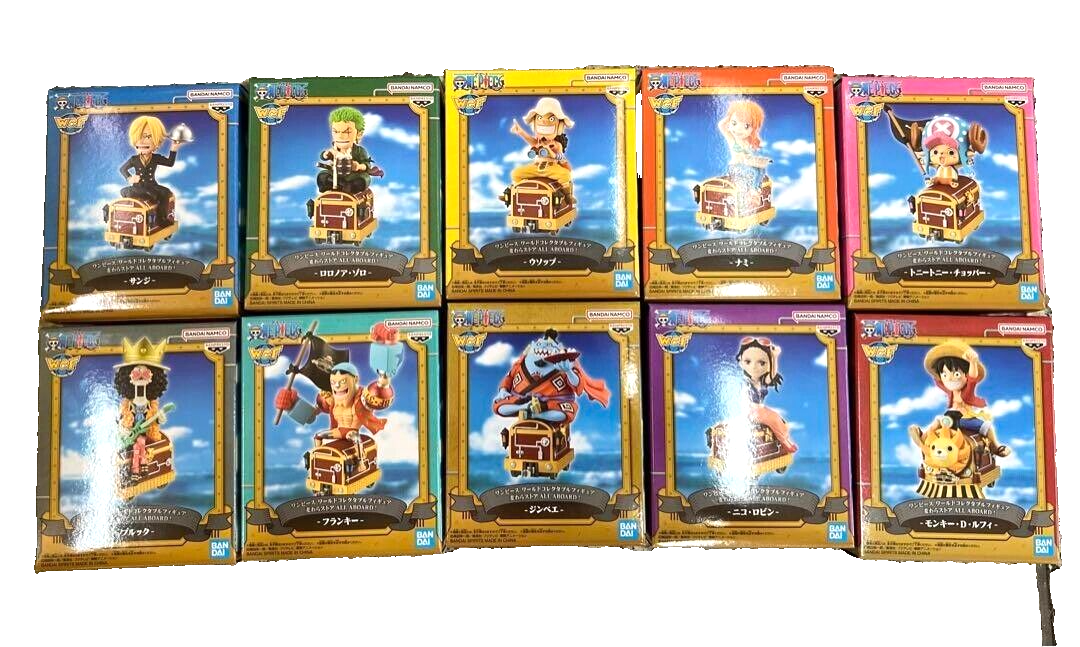 ONE PIECE WCF World Collectable Figure ALL ABOARD Complete ONE PIECE WCF World Collectable Figure ALL ABOARD Complete
