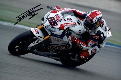 Jonathan REA SIGNED PATA Chips Red Bull HONDA Autograph Photo 2 + Dealer COA