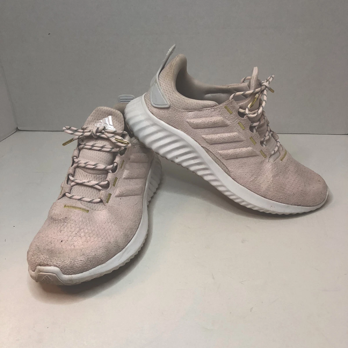 Adidas Alphabounce CR D96803 Running Shoes Women s Size 8 Light Pink