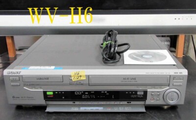 SONY WV-H6 Hi8 8mm VHS VCR W Video Deck Player Perfect operation