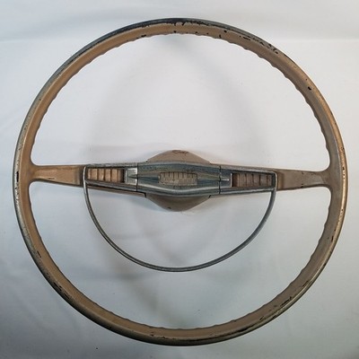 Chevrolet Deluxe Steering Wheel & Horn Ring 1960-1965 Metallic Beige Truck Etc