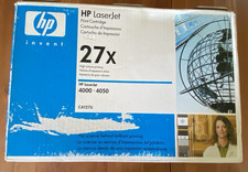 HP 27X Black Toner Sealed Cartridge C4127X / 4000 4050 NEW