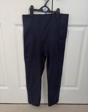 GAPFit Women’s Navy Cropped Maternity Active Leggings Size S