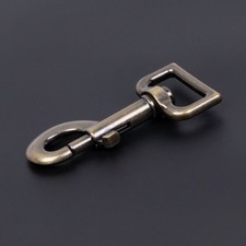 Country Brook Design  1 Inch Antique Brass Swivel Snap Hooks, 10 Pack