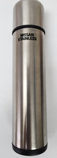 Vtg Open Box Nissan Unbreakable Vacuum Sealed Stainless Steele Bottle Thermos