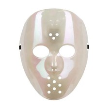 Halloween Hockey Maske ca. 24 x 20 cm - Horror Maske Halloween Party Deko