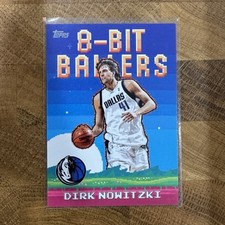 Topps 2025-26 Dirk Nowitzki #8B-22 8-Bit Ballers Dallas Mavericks Basketball