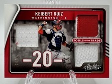 2022 Absolute- Keibert Ruiz Tools of the Trade #TTT3-KR 24/49 Triple Patch Relic