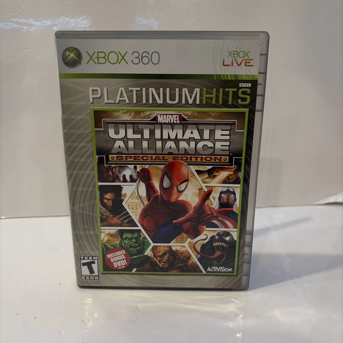 Marvel: Ultimate Alliance Microsoft Xbox 360 Video Games for sale