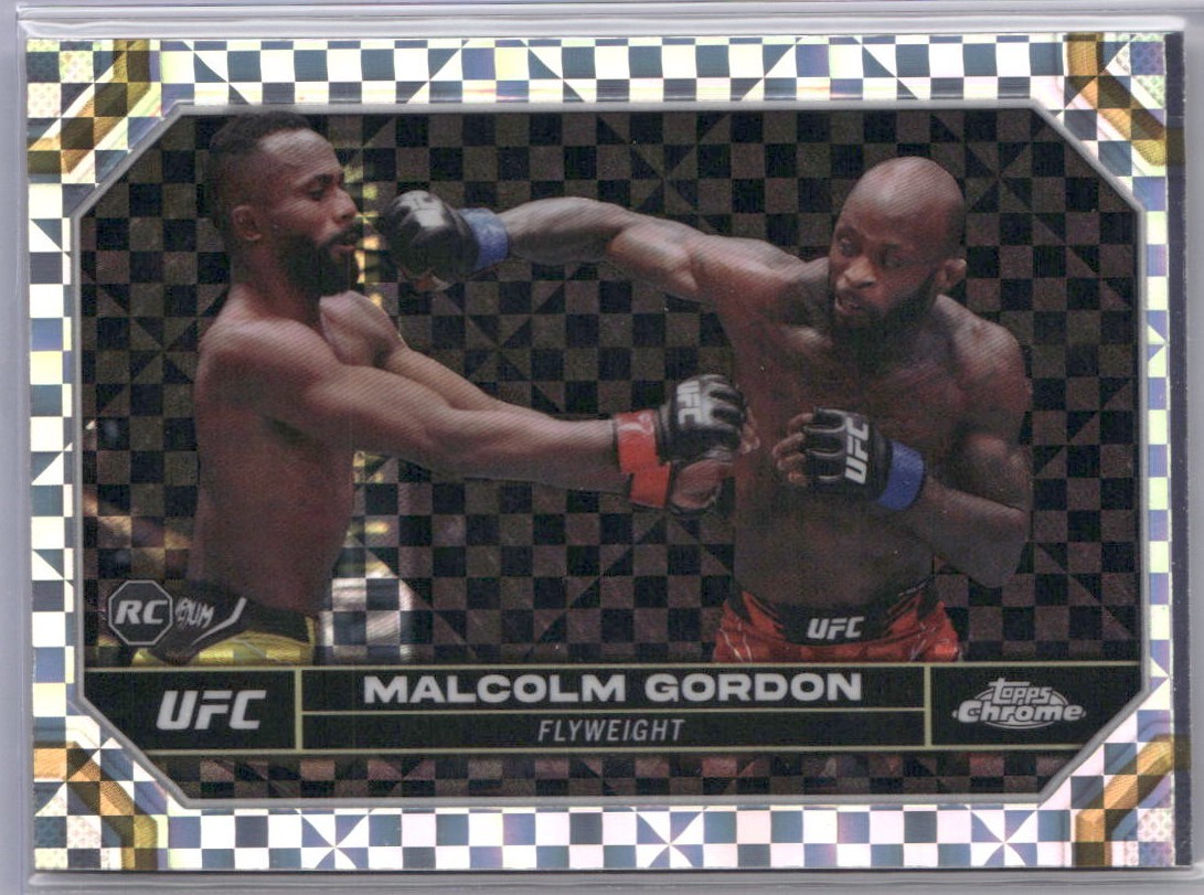 Malcolm Gordon Rookie RC 2024 Topps Chrome UFC X-Fractor #196