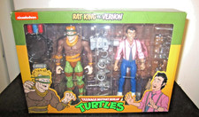 NECA TMNT Teenage Mutant Ninja Turtles Rat King & Vernon Action Figure Set New