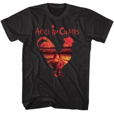 New Apparel Alice In Chains Dirt Rooster 90's Rock Band T-shirt Tee Adult Unisex