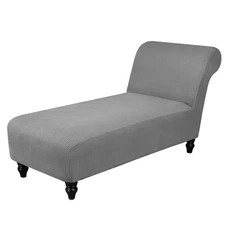 Stretch Chaise Lounge Cover – Armless Chair Slipcover for Living Room & Bedro...