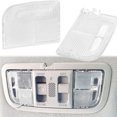 1 Pair Interior Reading Light Lens Cover for Car Roof Map Dome Light, Adjustable
