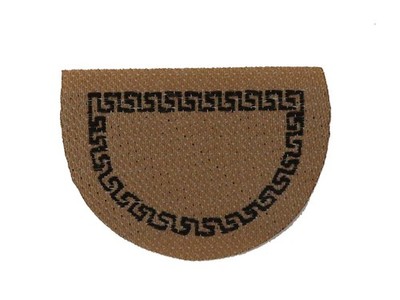 Puppenstube Halbmond Fußmatte 1:12 halbrund Flurtür Tritt Zubehör