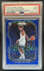 2020-21 Panini Prizm Anthony Edwards RC Fast Break Blue Prizm #/175 PSA 9