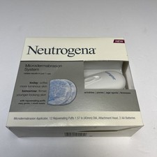 Neutrogena Microdermabrasion System Kit with 12 Rejuvenating Puffs  NEW IN BOX