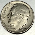 1959-D Roosevelt Dime - Circulated Condition - 90% Silver - US Coin - 2996
