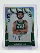 ANTON WATSON 2024-25 DONRUSS OPTIC DOMINATORS HOLO PRIZM ROOKIE AUTO /99 Q6383