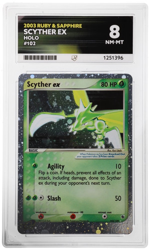 Scyther ex graded ACE 8 for sale on eBay