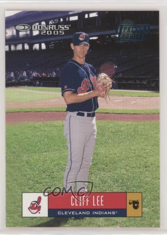 2005 Donruss Blue Press Proof 27/100 Cliff Lee #160 dq2